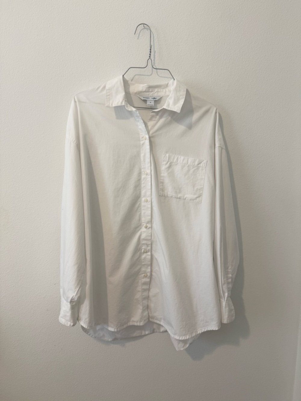 Classic White Cotton Button-Down Shirt  - Old Navy